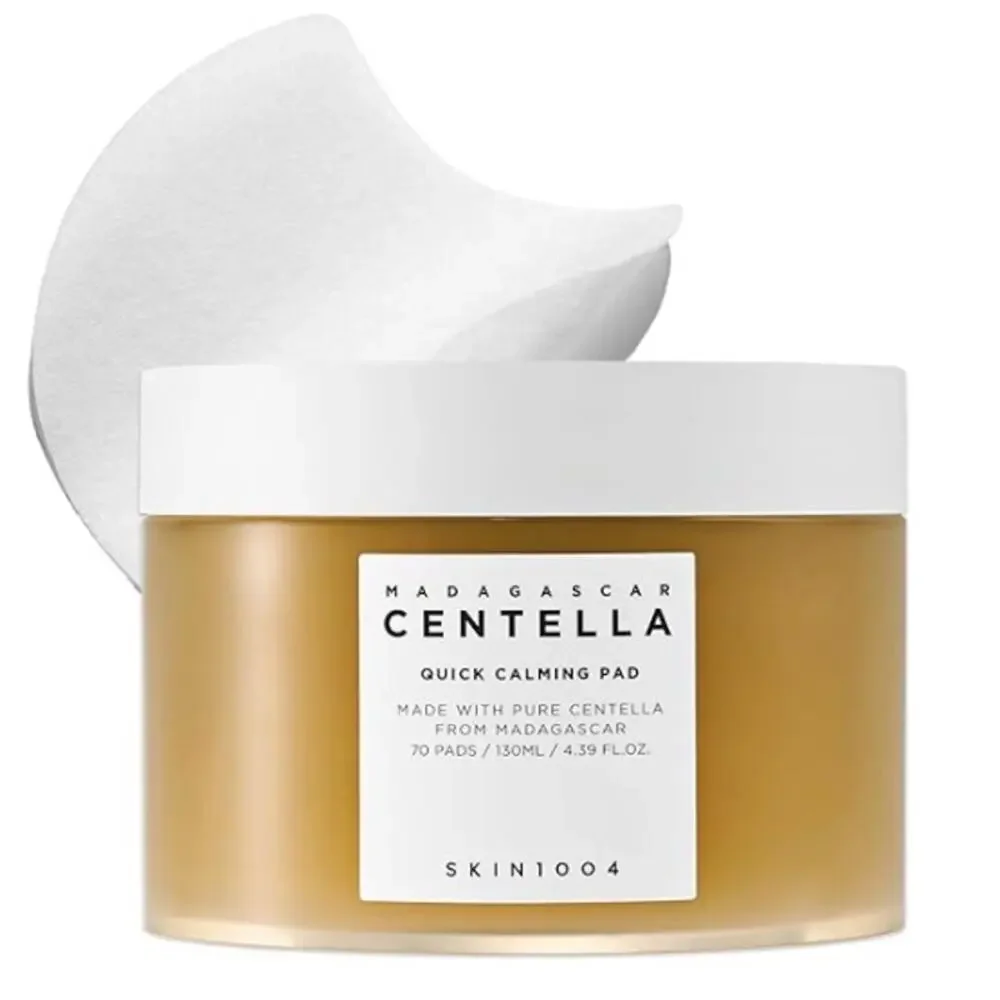 K-Care: Centella Quick Calming Pad, 70 Pads, Korean Face Toner Pad